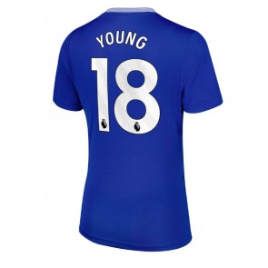 Everton Ashley Young #18 Domaci Dres za Ženska 2024-25 Kratak Rukavima